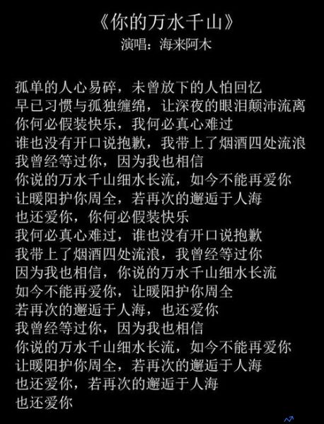 我曾经等过你因为我也相信是什么歌的歌词(我曾经等过你因为我也相信这首歌是什么歌)