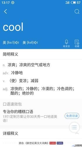 coo什么意思中文翻译成(cool什么意思)