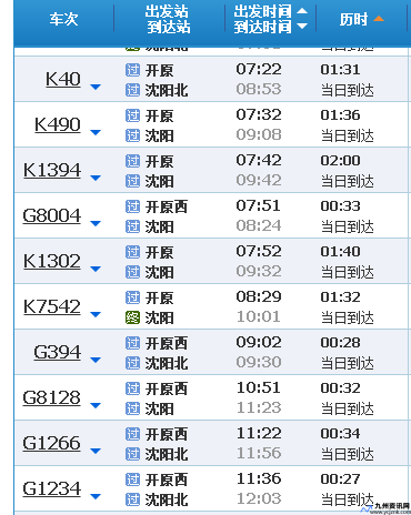 开原到沈阳火车时刻表(开原到沈阳多少公里)