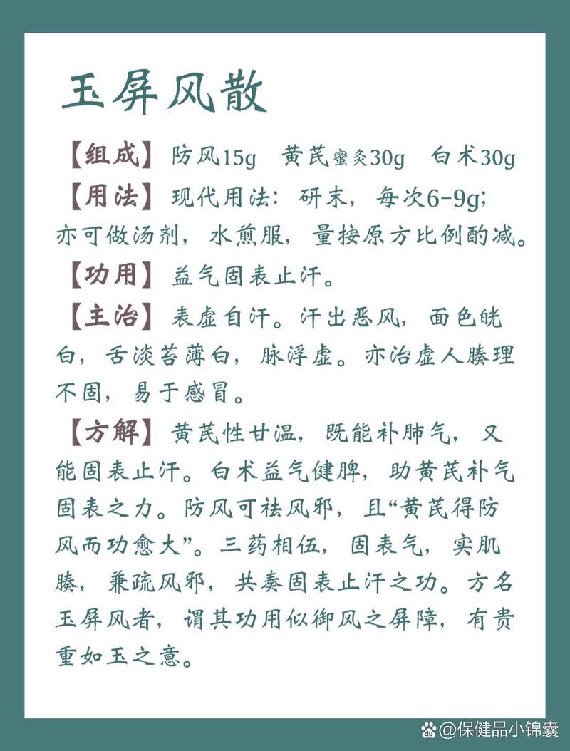 过敏性鼻炎，中药治疗，玉屏风散