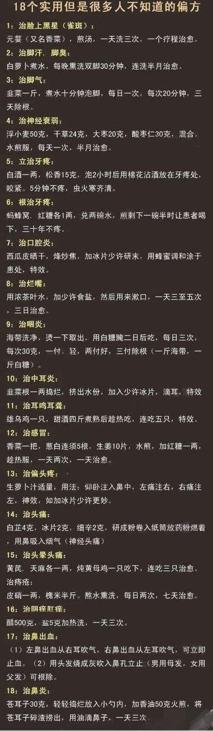 鼻炎偏方